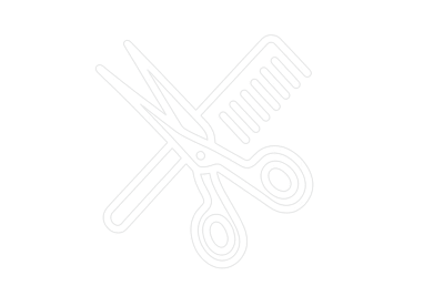 Modern salon with stylist working on client